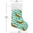 thumbnail image 2 of Coolnut Christmas Stockings Cartoon Dachshunds Bones , 2 Pack 17.7" Xmas Fireplace Santa Socks Christmas Tree Hanging Stockings Decoration for Christmas Holiday Xmas Gift, 2 of 6