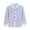 Light Blue, variant on Xijirk Boys Contrast Collar Placket Vertical Striped Long Sleeve Button Down Dress Shirt Back to School Uniform Casual Top 2-3 Years,Light Blue