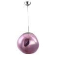 thumbnail image 2 of Bethel a Single Pendant Pink Acrylic Orb Light with Chrome Hardware, 2 of 3