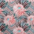 thumbnail image 1 of oneOone Cotton Poplin Grayish Blue Fabric Florals Sewing Fabric By The Yard Printed Diy Clothing Sewing Supplies 42 Inch Wide, 1 of 6