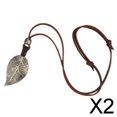 thumbnail image 1 of Collar de Aleación de Material cuero PU Yinane 2 piezas, 1 of 5