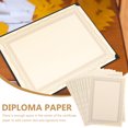 thumbnail image 2 of Miangastore Blank Certificate Paper Writable Printable for Office School Use Khaki Color Smooth Edges A4 Size, 2 of 9