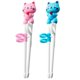 thumbnail image 1 of 2 Pair Kids Chopsticks Easy-to-use Reusable Educational Chopstick Cute Animals Shaped Training Chopsticks for Children iang, 1 of 5