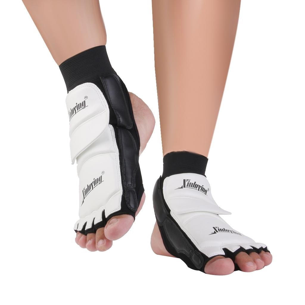 Ameiqe 1 Pair Taekwondo Foot Protector Karate Boxing Martial Arts