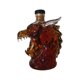 thumbnail image 2 of Botella de whisky con pico Botella de vino de vidrio de borosilicato alto Botella de whisky La botella de vino, 2 of 9