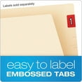 thumbnail image 4 of Smartshield End Tab File Folders, Straight Tab, Letter Size, Manila, 75/box | Bundle of 5 Boxes, 4 of 6