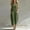 Army Green, variant on IUYRTFE Women's Sleeveless Jumpsuit with Pockets Cotton Linen Loose Fit Seven Quarter Pants Romper