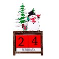 thumbnail image 1 of Injueey Calendario de Navidad Ciervo de dibujos animados Cuenta regresiva ajustable Resistente al desgaste Inastillable Calendarios ligeros Kits de decoración para fiestas Muñeco de nieve Injueey HA068923-02, 1 of 6
