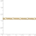 thumbnail image 4 of 14K Yellow Gold bracelet Chain style Figaro 7 in 3.5 mm, 4 of 4