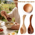 thumbnail image 2 of Blarkrus Soup Spoon Long Handle Large, Deep Bowl for Sipping Broth, for Eating Noodles Soup or Porridge, Red, 2 of 7