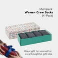 thumbnail image 2 of Cosyfeel Women's Dress Socks cotton Seamless Toe Soft Socks-gift box, 2 of 8