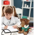thumbnail image 7 of DolliBu Wild Mammoth Doctor Plush Toy - Super Soft Mammoth Doctor Stuffed Animal Dress Up with Cute Scrub Uniform and Cap Outfit - Fluffy Doctor Toy Plush Gift - 10 Inches, 7 of 7