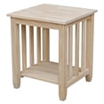 thumbnail image 1 of Pemberly Row Solid Hardwood Tall End Table, 1 of 6