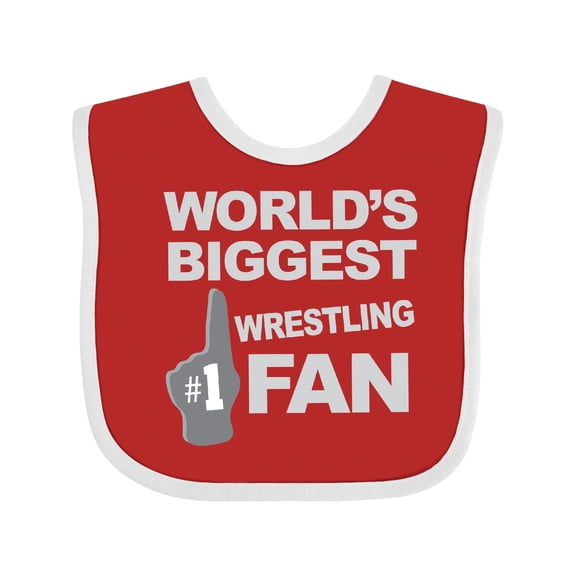 Inktastic Wrestling Fan Sports Boys or Girls Baby Bib