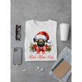 thumbnail image 3 of Bah Hum Pug - Funny Christmas Dog T-shirt Men's, 3 of 3