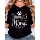 thumbnail image 1 of Camiseta Para Mujer Ropa De VeranoWomen's Chihuahua Mama Graphic T-Shirt - Retro Minimalist Design, Black with White Print, Casual Comfort Fit, Short Sleeve Crew Neck, Knit Fabric, Machine Washable,, 1 of 7