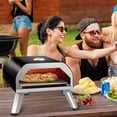 thumbnail image 4 of Costway Four à Pizza Extérieur Portable au Propane avec Couvercle de Four Pierre à Pizza, 4 of 10