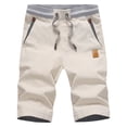 thumbnail image 5 of Pantalones de playa para hombre, de algodón puro, de secado rápido, pantalones cortos deportivos para hombre, pantalones de playa de talla grande, pantalones cortos grandes para hombre, 5 of 5