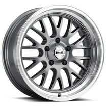 RIDLER 607 18X9.5 5X120.65 6ET 83.82CB GREY W/MACHINED LIP