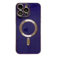 thumbnail image 1 of compatible iPhone 14 Pro Max Magsafe Plating TPU Phone Case with Lens Film Cheap and fine, 1 of 5