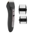 thumbnail image 5 of Cortapelos recargable para hombre, kit de corte de pelo para peluquero doméstico, enchufe estadounidense 100240V T9 (gris), 5 of 5