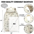 thumbnail image 3 of Mochila escolar BTOOP de pana para portátil de 17 pulgadas para adolescentes, color negro, 3 of 9