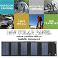thumbnail image 5 of KAKOWELY Foldable Solar Panel 1 Set Solar Panel Charger 15W 6V DC Solar Charger Foldable Solar Panels Charger27.56"X7.28"X1.18", 5 of 5