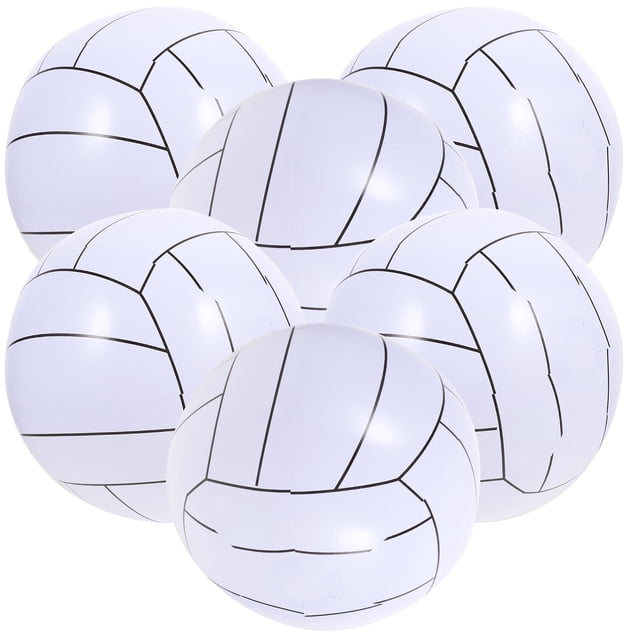 1 Set of Beach Balls Swimming Inflatable Balls Party Playing Inflatable Balls Water Pool Toys