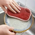 thumbnail image 4 of MEIBUTYUP Multi-Function Wok Sponges for Use, Assorted Colors, and Effective Cleaning Pads, 4 of 6