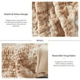 thumbnail image 6 of Regency Heights Extra Soft Fuzzy Faux Fur Throw Blanket, Ombre Reversible Shaggy Blanket, Fluffy Cozy Plush Fleece Blankets for Couch Sofa Bedroom, Gifts for Women Men 50x60" Tan, 6 of 8