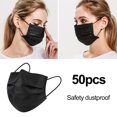 thumbnail image 4 of Disposable Three-layer Non-woven Mask Ear Loop Mouth Cover Non Medical L4E9, 4 of 8