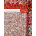 thumbnail image 7 of Unique Loom Baracoa Collection Area Rug - Rumba (4' 3" x 6' 1" Rectangle Red/Brown), 7 of 7