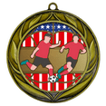 thumbnail image 2 of All Quality Soccer Wreath Design Medals - 1st, 2nd, 3rd Place - 15 Piece Set (5 Pack), 2 of 6
