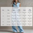 thumbnail image 3 of Two Piece Sets for Women Summer Casual 2 Piece Outfits Sleeveless Zip Up Top High Waisted Wide Leg Pants Summer Streetwear Set, 3 of 9