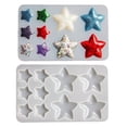 thumbnail image 2 of Milue Jelly Star Epoxy Resin Mold 3D Large Starfish Silicone Molds Handmade Pendant, 2 of 16