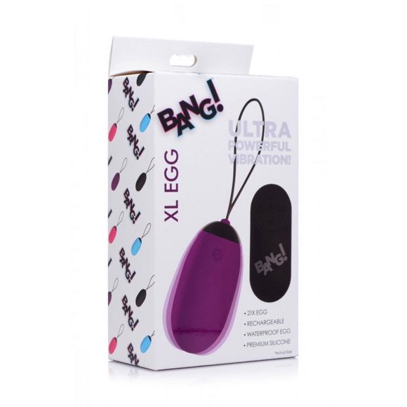 Bang! XL Egg Bullet Vibrator, Purple