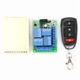 thumbnail image 1 of Control Remoto Inalámbrico de 433 MHz, 12 V CC, 10 A, 4 Canales, Receptor y Transmisor de Relé para Garaje, Puerta, Motor, Cortina y LED., 1 of 1