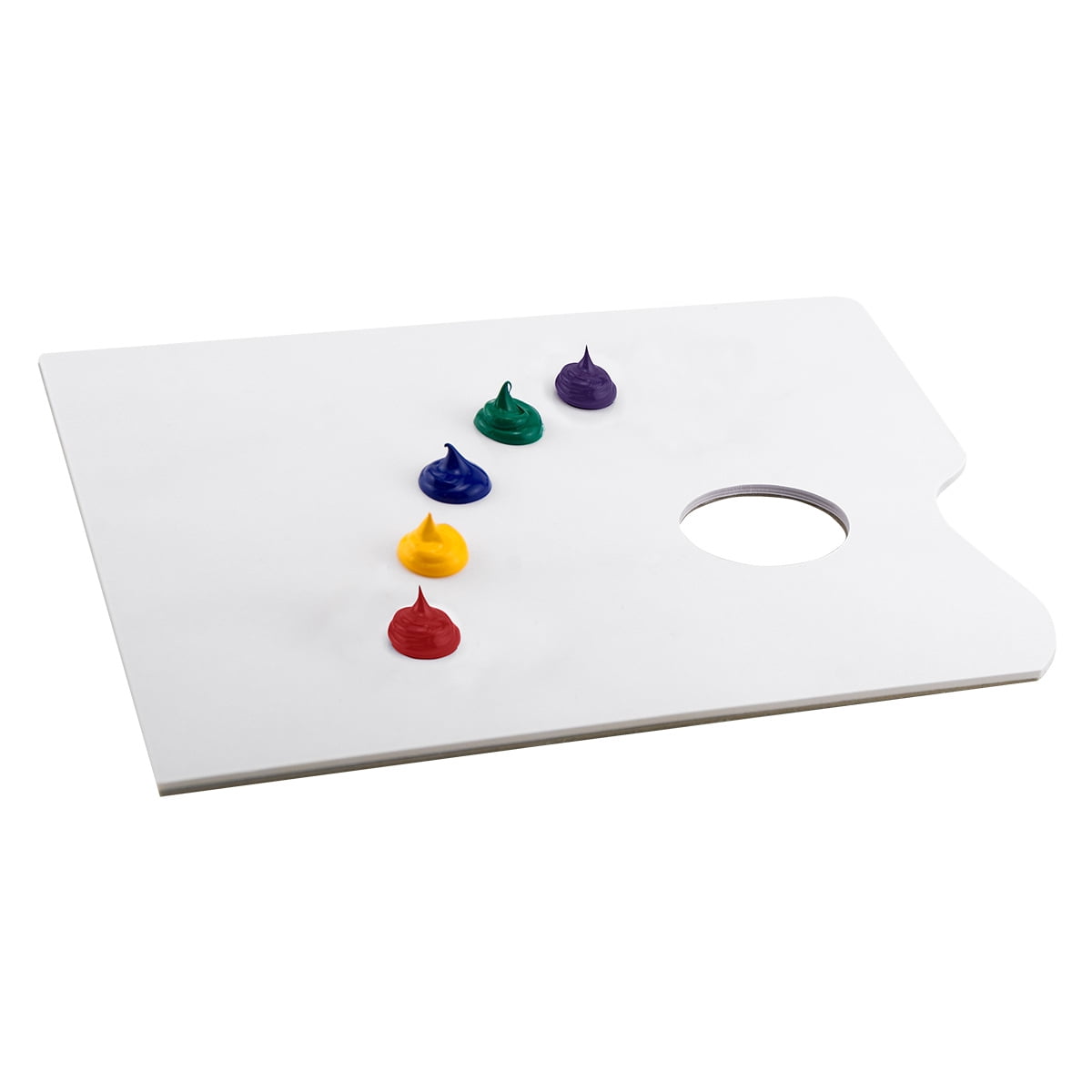 SoHo Urban Artist Disposable White Paper Palette Pads - Thick Paper Palettes for Acrylics, Oils, Watercolors, & More! - With Tumb Hole - 12 x 16