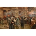 thumbnail image 3 of Alberto Pisa 14x11 Black Modern Framed Museum Art Print Titled - The Di Reims Tragedy (After 1914), 3 of 5