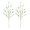 2 Pcs #2, variant on Artificial Easter Sprays Vine Stems, Artificial Easter Egg Picks Easter Floral Picks Colorful Easter Egg Picks Decorative Easter Egg Twig Branches for Floral Arrangement