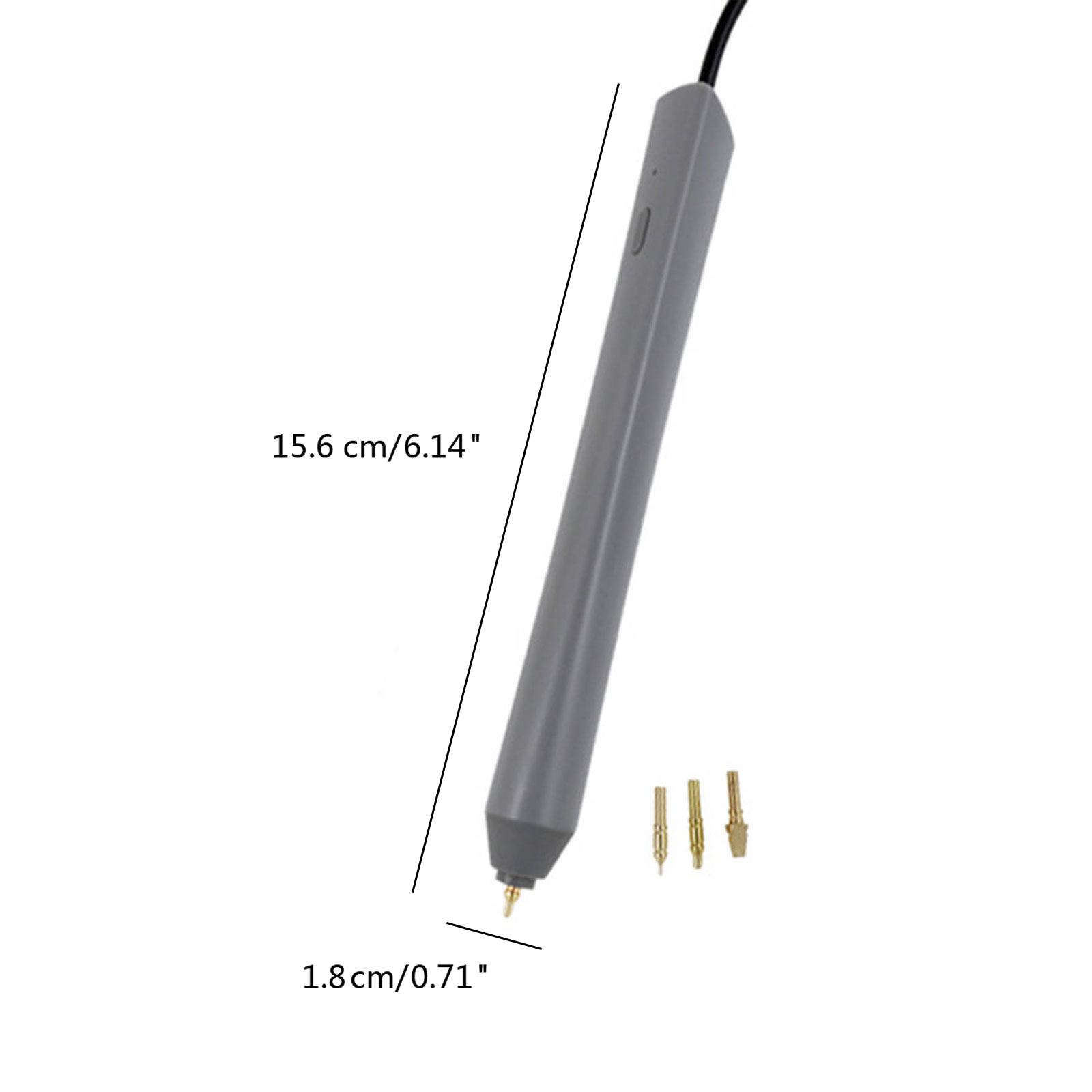 USB Powered Heat Foil Pen for Hot Stamping Foil Paper Scrapbooking Paper Cards Craft with Gold Foil Roll Drawing Pen