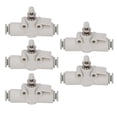 thumbnail image 4 of Pipe Throttle Valve, 5PCS Easy To Connect Pneumatic Throttling Valve Standard Size High Pressure Resistant No Leakage With Locking Nut For 4mm OD Hose, 4 of 8