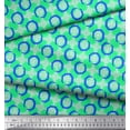 thumbnail image 2 of Soimoi Rayon Fabric Dot,Circle & Honeycomb Design Geometric Print Fabric by the Yard 42 Inch Wide, 2 of 3