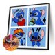 thumbnail image 5 of Pintura de diamante 5D DIY, puntada de taladro redonda completa, decoración de cómics de cuatro rejillas, 30x30cm, 5 of 9