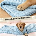 thumbnail image 6 of Emotional Support Blanket Yellow, Security Blanket, Calming Dog Blanket, Rabbit Hair Plush, Designed for Pets, Soft and Comfortable for Indoors Sofa, Kennel (Blue, "39.37 * 59.60"), 6 of 8