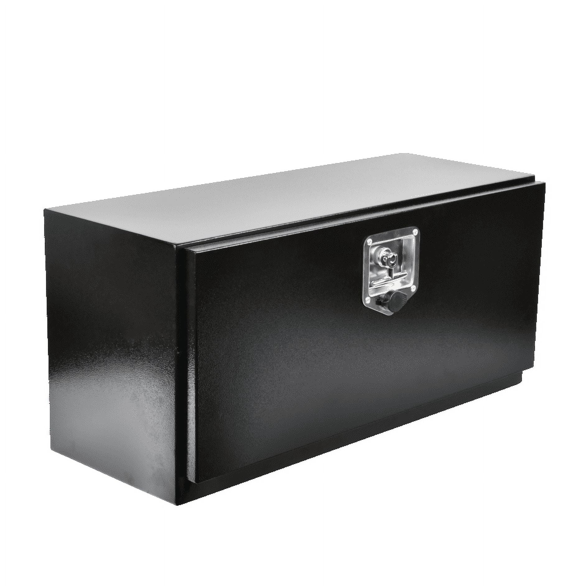 Steel Underbody Truck Tool Box 30“x12"x14" Trailer Storage w/Lock T-Handle Latch