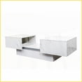 thumbnail image 2 of Space-Saving Sliding Top Coffee Table for Living Room, 57.09 Inches with Hidden Storage, 2 of 12