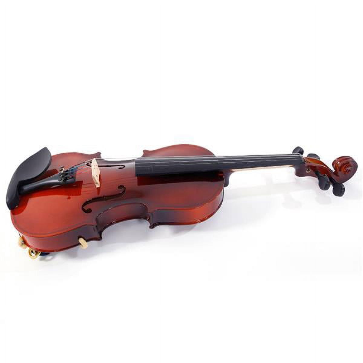 Clerance! Violin 1/4 Glarry GV100 1/4 Acoustic Violin Case Bow Rosin Strings Tuner Shoulder Rest Natural