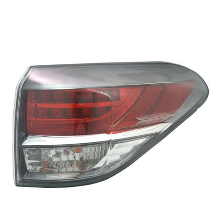 New Aftermarket Lexus Passenger Side Outer Tail Light Assembly 815500E090 OEM fits 2013-2015 Lexus RX350