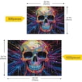 thumbnail image 4 of FREEAMG Colorful Skull Large Jigsaw Puzzle for Adults - Game Interesting Toys - Hand Made Puzzles Personalized Gift, 4 of 7